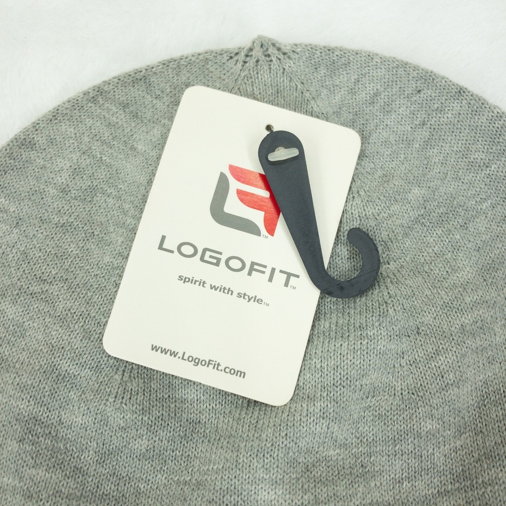 LogoFit Ohio State Beanie Mens One Size Gray 100 Cotton Embroidered Knit Hat New - Picture 5 of 12